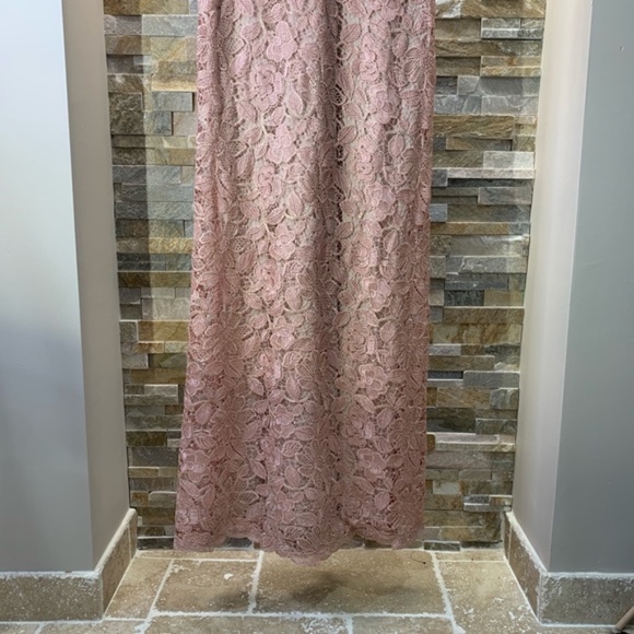 Tadashi Shoji Levant Floral Lace Gown - Picture 2 of 7